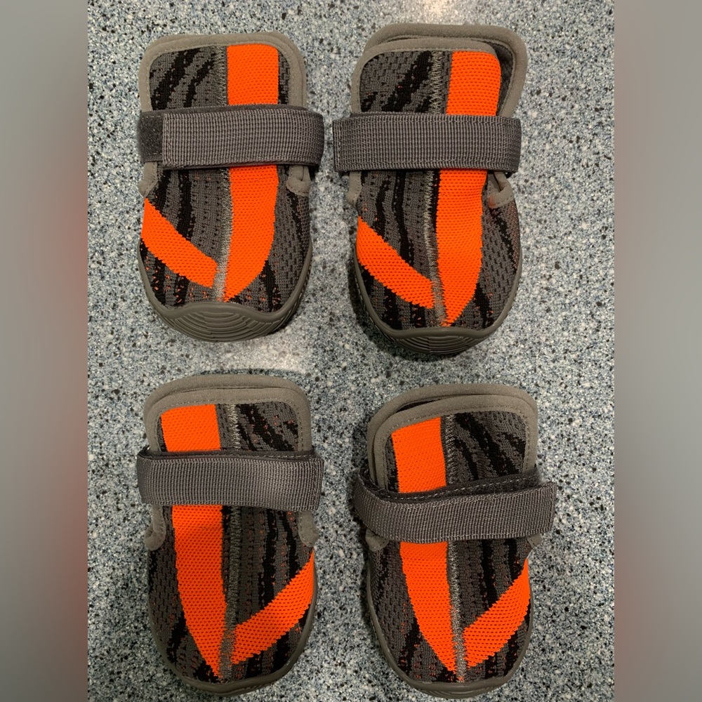 Dog Shoes-with Rugged Anti-Slip Sole. Brand New  4ea. Size7